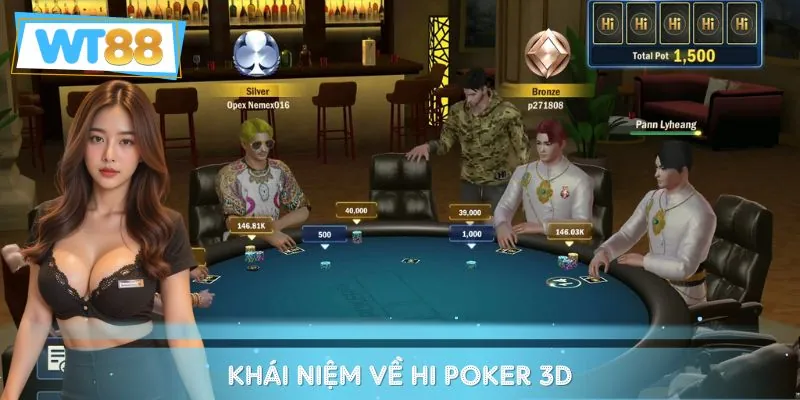 Hi Poker 3D mở ra thế giới poker trực tuyến chân thật