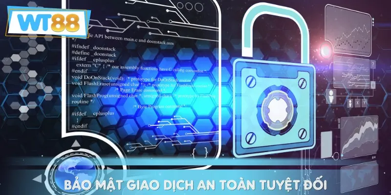 Các giao dịch nạp tiền WT88 đều được hệ thống bảo mật nghiêm ngặt