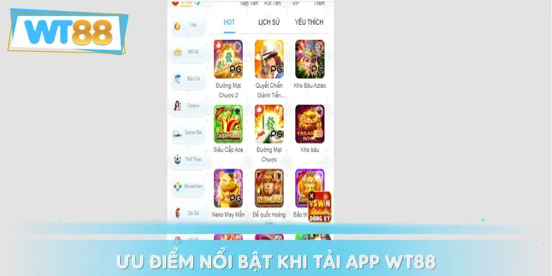 Tải app WT88 mang đến nhiều lợi ích thiết thực