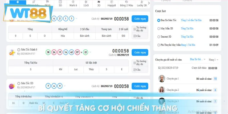 Mẹo hay để thắng lớn tại sảnh cược